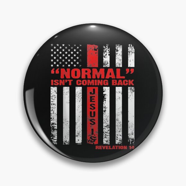 Item preview, Normal Isn't Coming Back But Jesus Is Revelation 14 Costume T-Shirt designed and sold by Chambers-Avara.