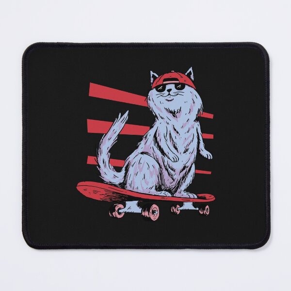 Item preview, skateboard cat designed and sold by DerSenat.