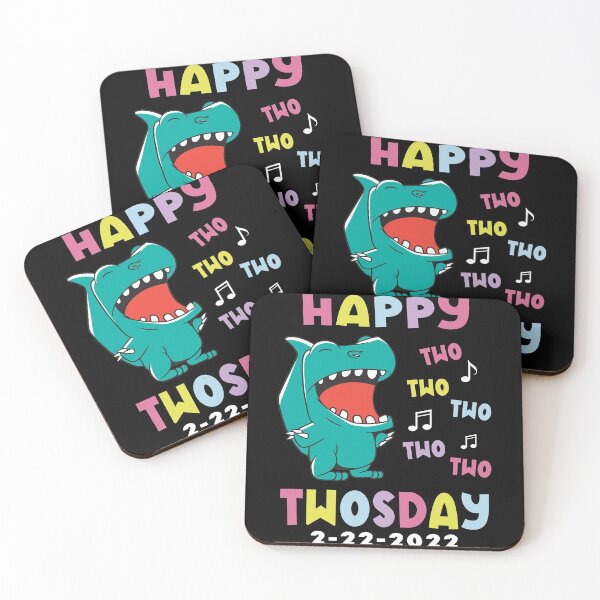Item preview, Happy Twosday -Tuesday February 22nd 2022 Dinosaur designed and sold by Fabvity.