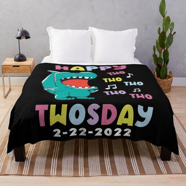 Item preview, Happy Twosday -Tuesday February 22nd 2022 Dinosaur designed and sold by Fabvity.