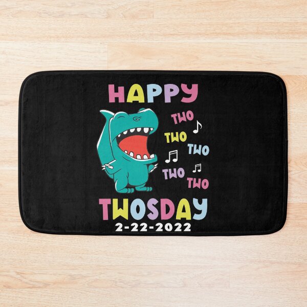 Item preview, Happy Twosday -Tuesday February 22nd 2022 Dinosaur designed and sold by Fabvity.