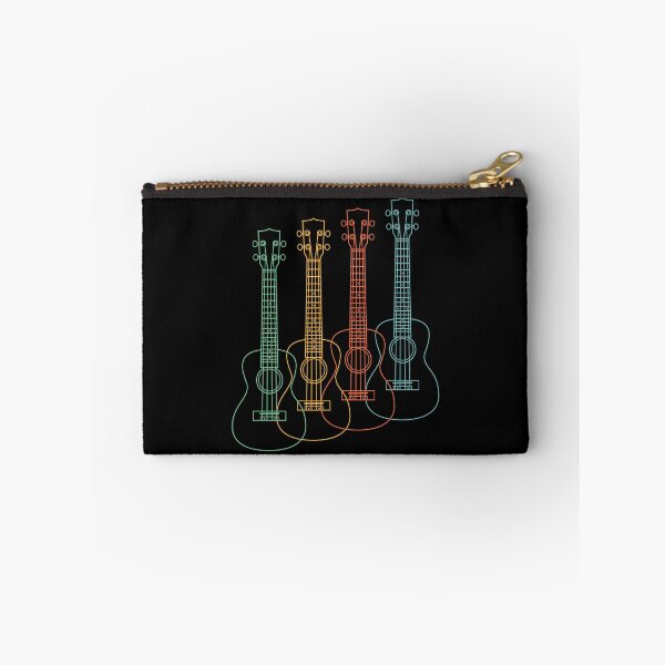 Item preview, Four Ukulele Outlines Retro Color designed and sold by nightsworthy.