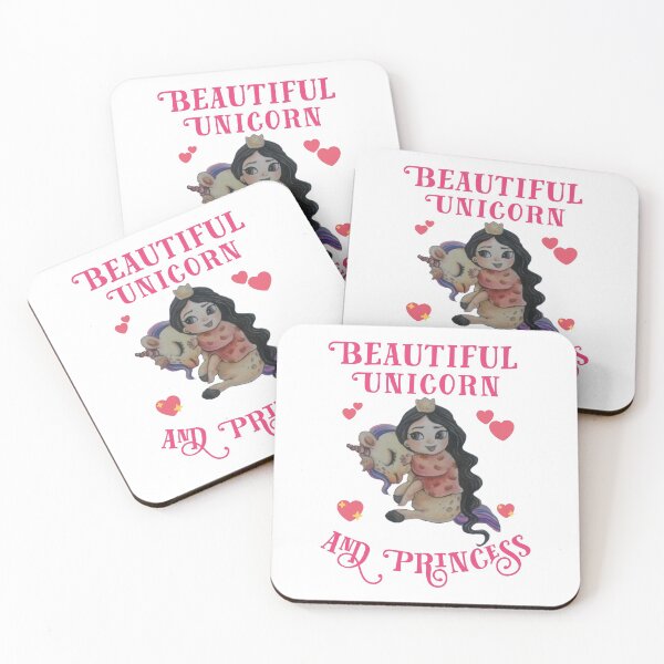 Item preview, Beautiful Unicorn and Princess. designed and sold by Umiska.