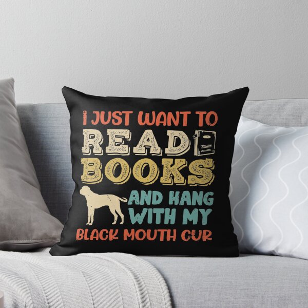 Item preview, Black Mouth Cur Dog Dad Mom And Book Lover designed and sold by rafaeltto.