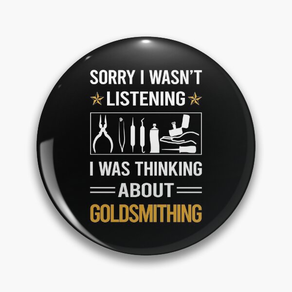 Item preview, Funny Listening Goldsmithing Goldsmith designed and sold by fatherbarliman.