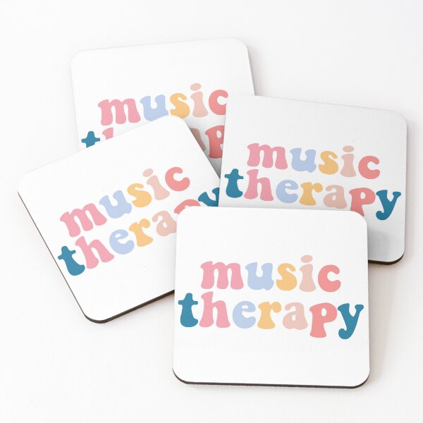 Item preview, Music therapy typography designed and sold by flatbrownbread.