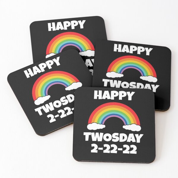 Item preview, Happy Twosday Tuesday 2-22-22 - February 22nd - Rainbow Design designed and sold by 5lav.