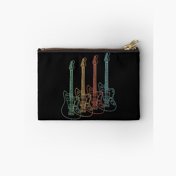 Item preview, Four Offset Style Electric Guitar Outlines Retro Color designed and sold by nightsworthy.