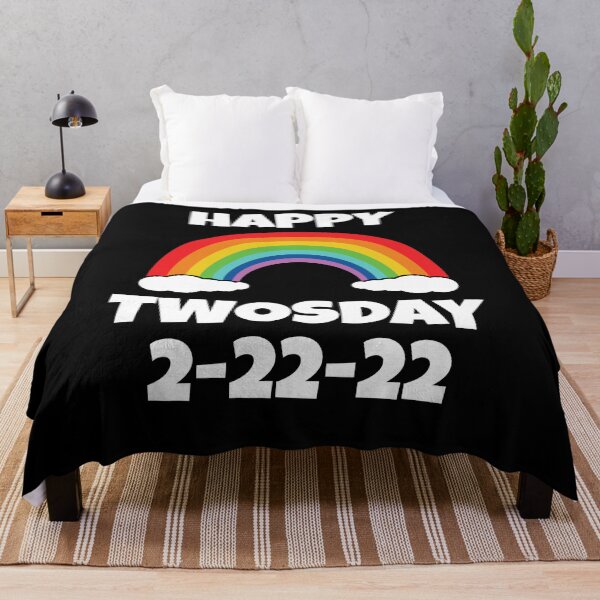 Item preview, Happy Twosday Tuesday 2-22-22 - February 22nd - Rainbow Design designed and sold by 5lav.