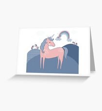 Unicorn Hills Greeting Card