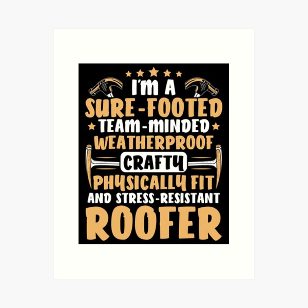 Item preview, Roofer Roofing Slater Roof Tiler Thatcher designed and sold by Krautshirts.
