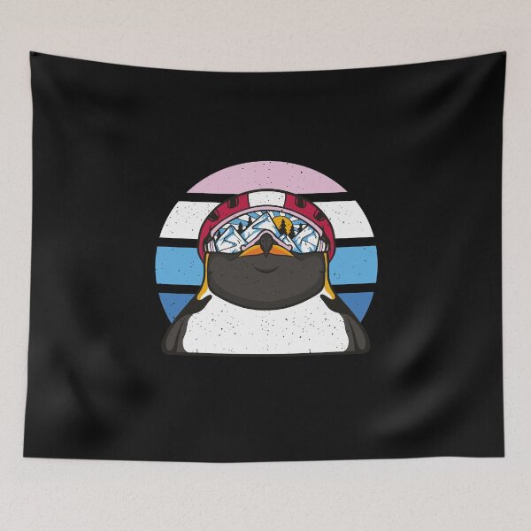 Item preview, penguin skier designed and sold by DerSenat.