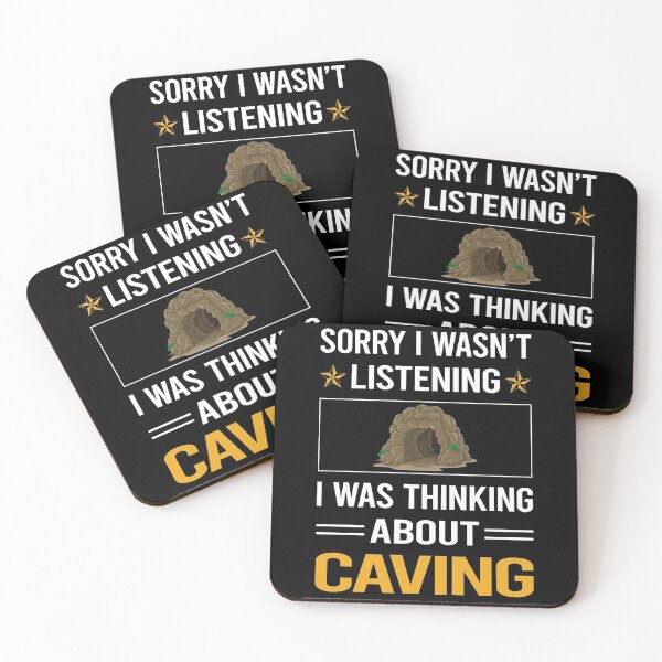 Item preview, Funny Listening Caving Caver Spelunking Spelunker Speleology designed and sold by jiggleterrified.