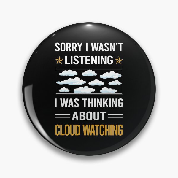 Item preview, Funny Listening Cloud Watching designed and sold by jiggleterrified.