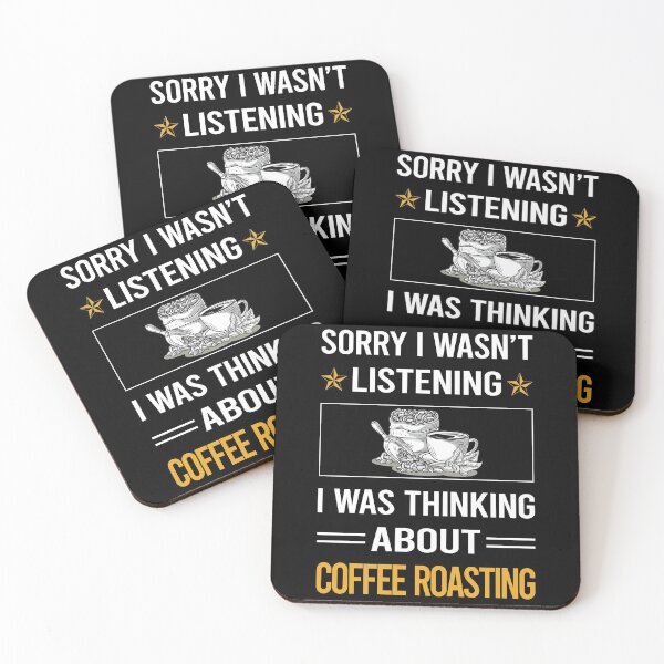 Item preview, Funny Listening Coffee Roasting designed and sold by jiggleterrified.