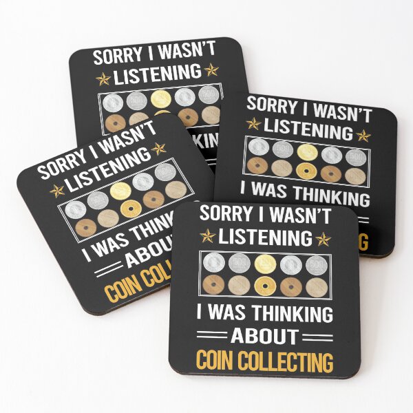 Item preview, Funny Listening Coin Collecting Coins designed and sold by jiggleterrified.