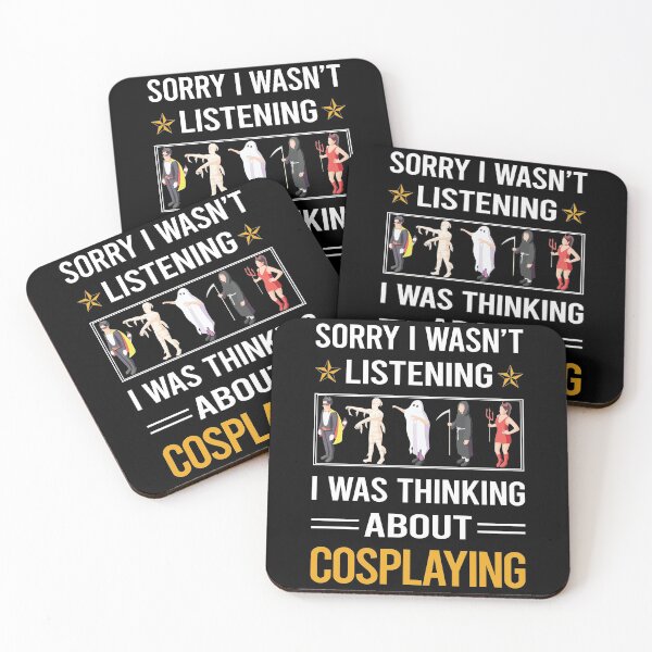 Item preview, Funny Listening Cosplaying Cosplay Cosplayer designed and sold by jiggleterrified.
