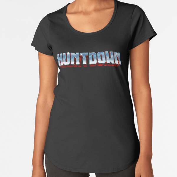 Huntdown – Logo Premium Scoop T-Shirt
