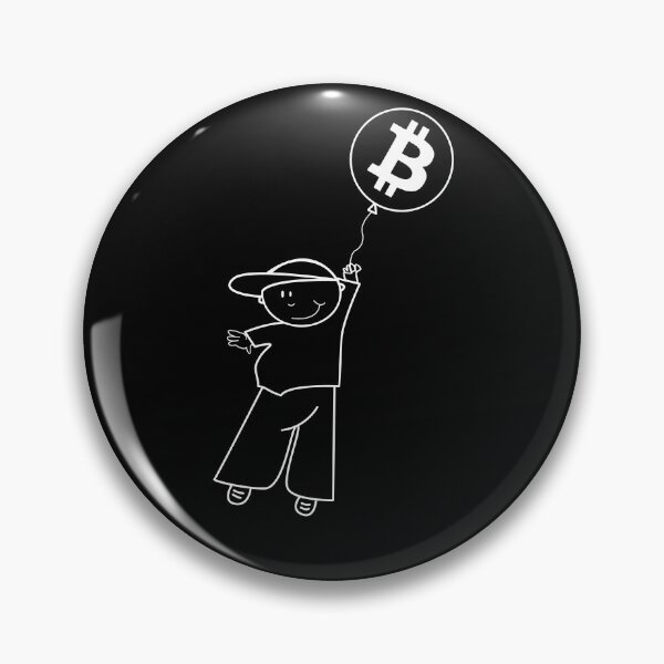 Item preview,  print bitcoin white, cryptocurrency, hodl, internet currency designed and sold by vilma3000.