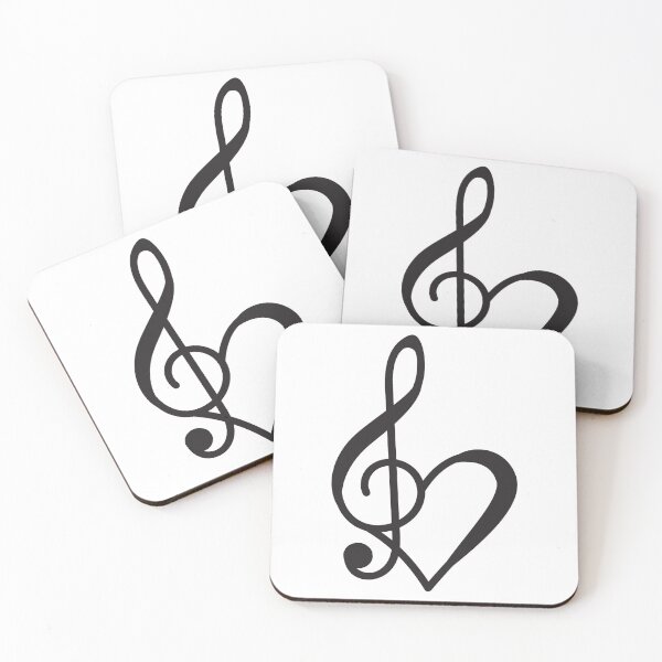 Item preview, St Valentine's Day Musical Note Heart designed and sold by MottoDigging.