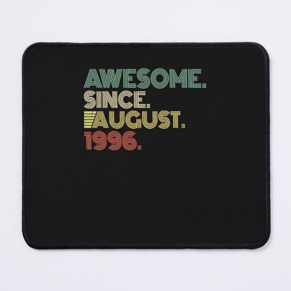 Item preview, Awesome Since August 1996 24th Birthday Gift 24 Years Old Vintage August 1996 Classic T-Shirt designed and sold by SaraPorte.