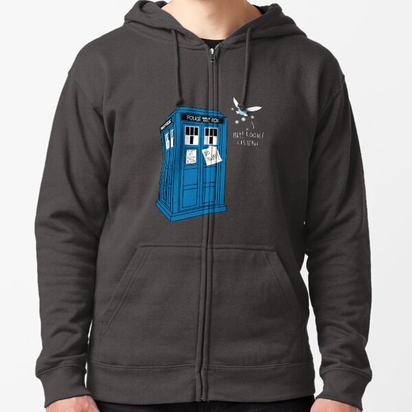 Hey! Look! Listen! Who? Zipped Hoodie