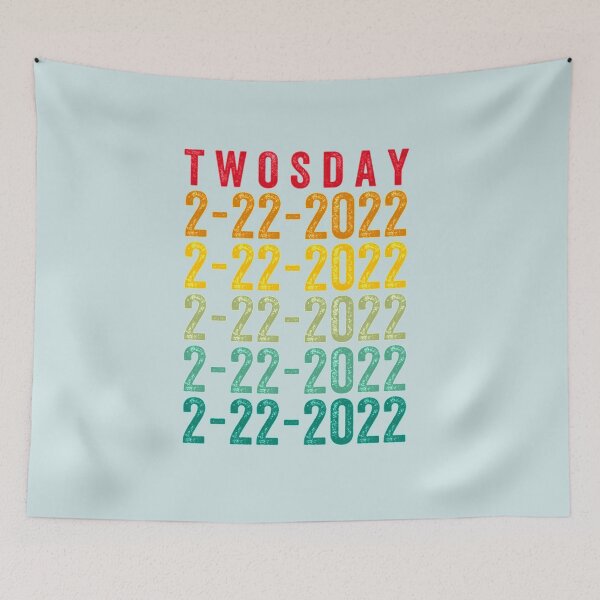 Item preview, Twosday 02 22 2022 February 2nd 2022 Vintage Funny designed and sold by Joshuas4.