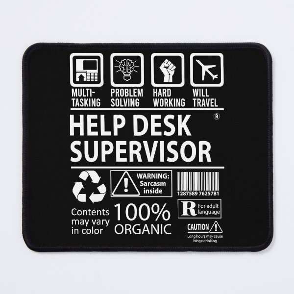 Item preview, Help Desk Supervisor T Shirt - MultiTasking Certified Job Gift Item Tee designed and sold by oslandefren.