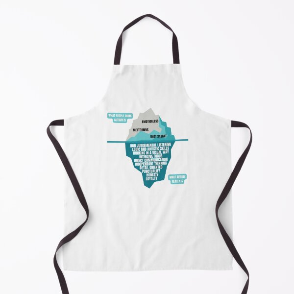 Item preview, The Autism Iceberg Funny Design for Autistics designed and sold by Nathalie Aynié.