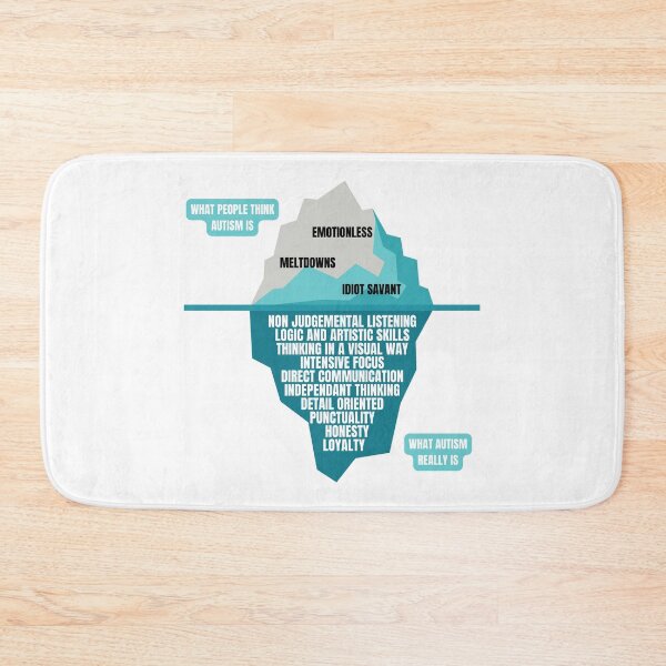 Item preview, The Autism Iceberg Funny Design for Autistics designed and sold by Nathalie Aynié.