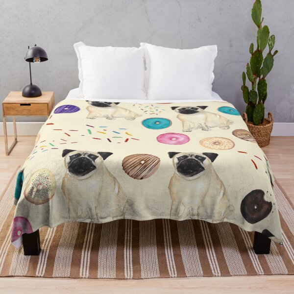 Item preview, Pugs and donuts designed and sold by dogobsession.