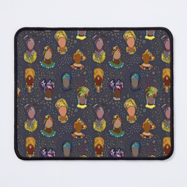 Item preview, Drawing, African women in headscarves, women's faces. Bright, artistic, ethnic print. designed and sold by UVI-CA.