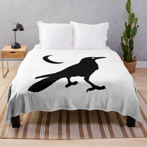 Item preview, Crow Great Spirit Death's Companion Huginn Muninn Nigredo designed and sold by tamparoo.