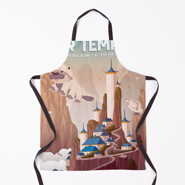 Item preview, Visit The Southern Air Temple - Adventure Is Only "Yip Yip" Away Poster designed and sold by natthanjerremy.
