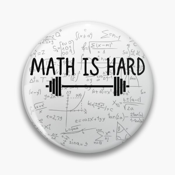 Item preview, Math is Hard designed and sold by ronaldsonou.