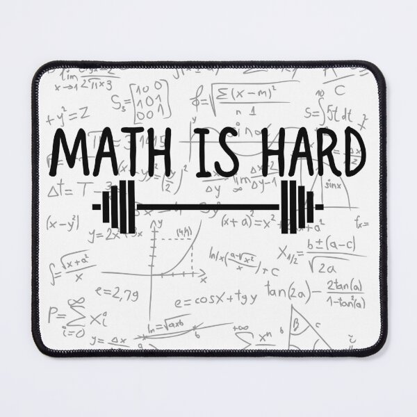 Item preview, Math is Hard designed and sold by ronaldsonou.