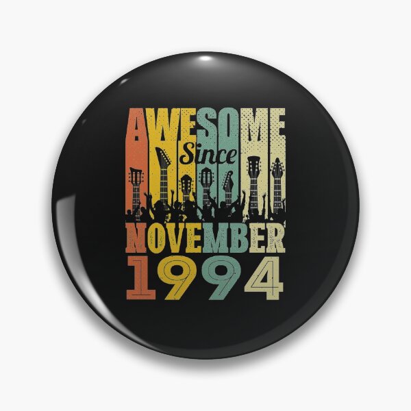 Item preview, Awesome Since November 1994 Birthday Gift Ideas Classic T-Shirt designed and sold by WarrenyButlin.