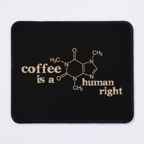 Item preview, Coffee is a Human right sticker designed and sold by angelisart.