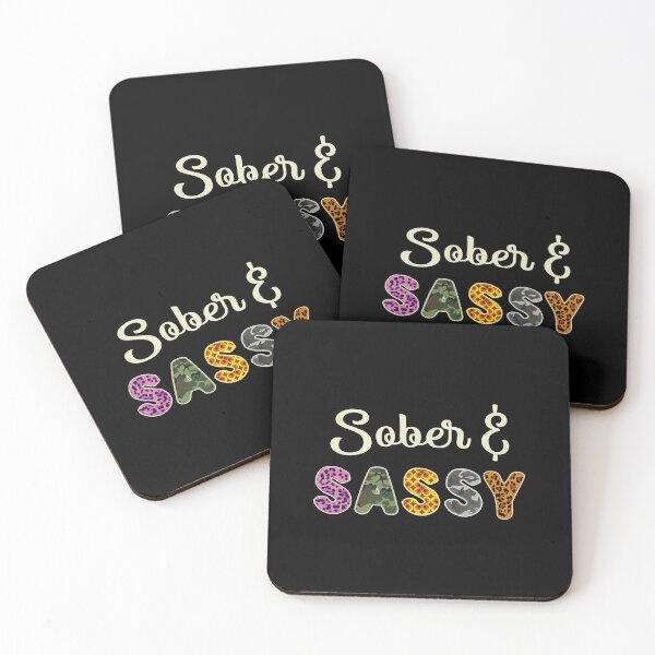 Item preview, Sober & Sassy designed and sold by The Sober Frootcake.