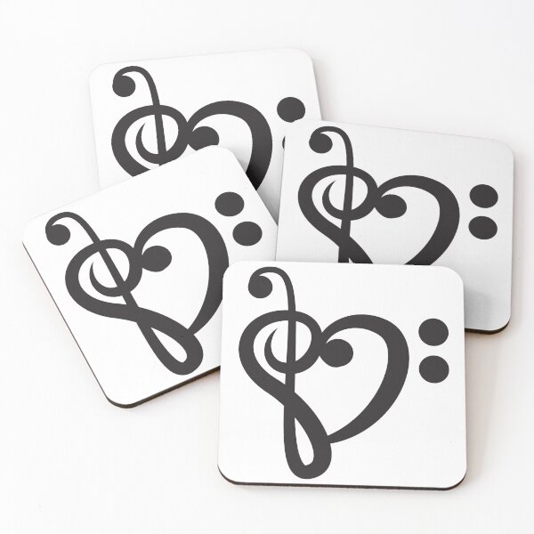 Item preview, St Valentine's Day Musical Note Heart designed and sold by MottoDigging.