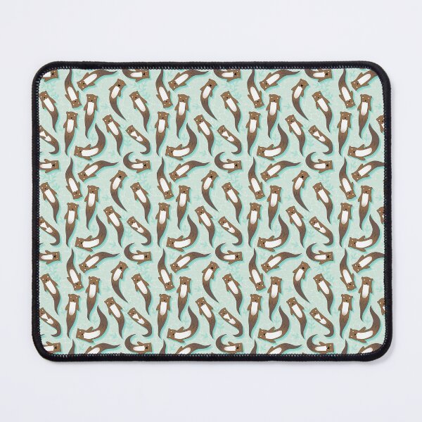 Item preview, Cute Otters Floating On Water Seamless designed and sold by SweetTea4U.