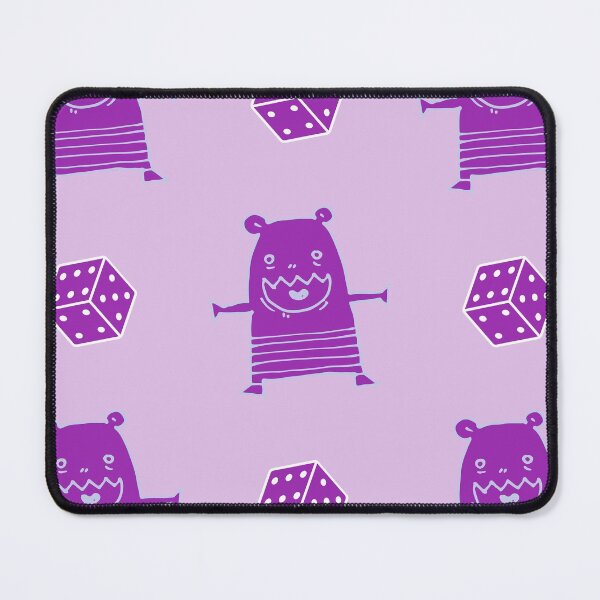 Item preview, Cheerful purple monster childrens style color art designed and sold by artdragongift 15.