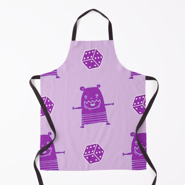 Item preview, Cheerful purple monster childrens style color art designed and sold by artdragongift 15.