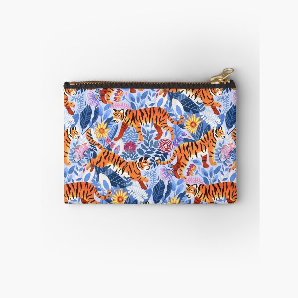 Item preview, Thriving Tiger Tangle & Periwinkle Purple Flora designed and sold by TigaTiga.