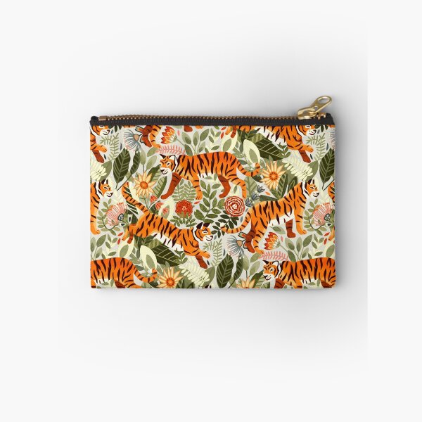 Item preview, Thriving Tiger Tangle & Warm Green Flora designed and sold by TigaTiga.
