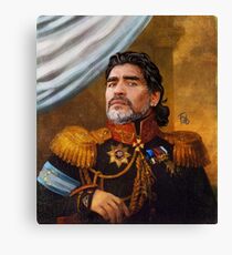 Diego Armando Maradona - El Rey Canvas Print