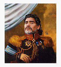 Diego Armando Maradona - El Rey Photographic Print