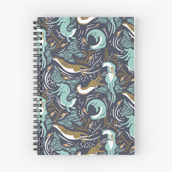 Item preview, Otters Fishes Coral designed and sold by SweetTea4U.
