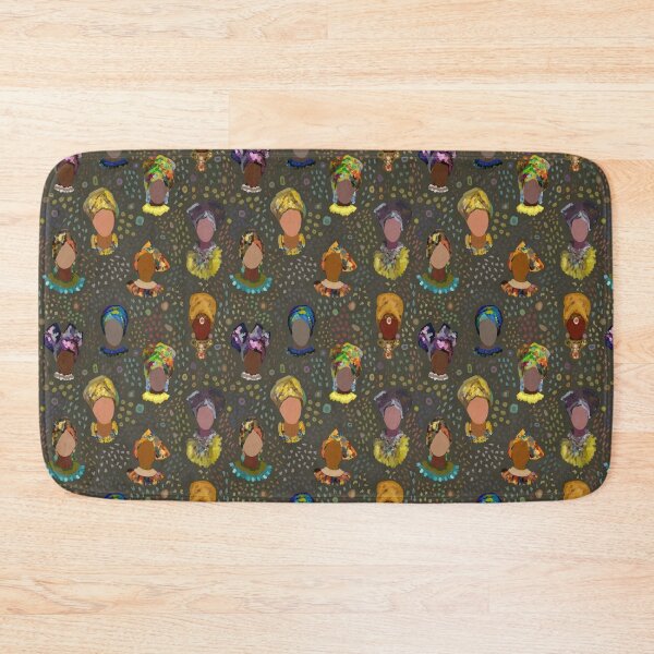 Item preview,  Drawing, African women in headscarves, women's faces. Bright, artistic, ethnic print. designed and sold by UVI-CA.