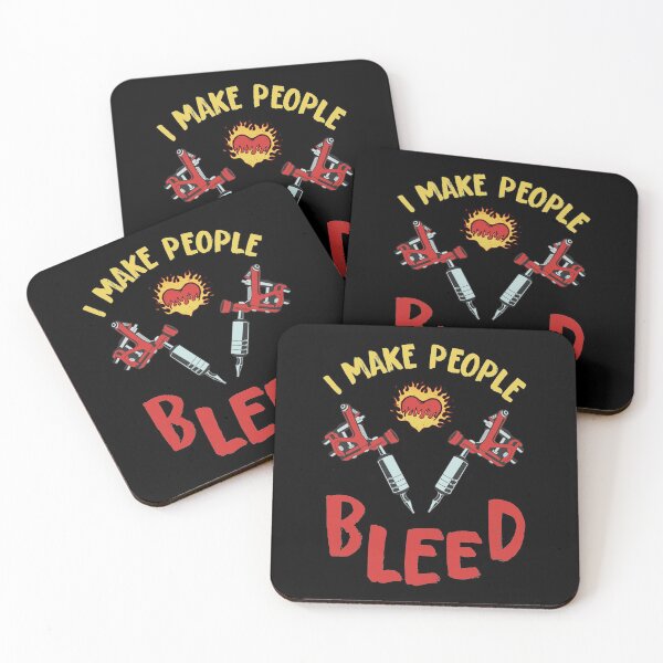 Item preview, I make people bleed - funny tattoo artist designed and sold by SidTastic .